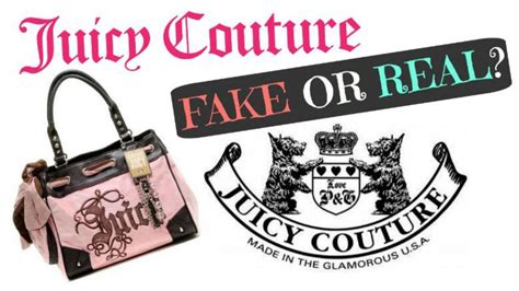 fake juicy couture vs real|juicy couture tags by year.